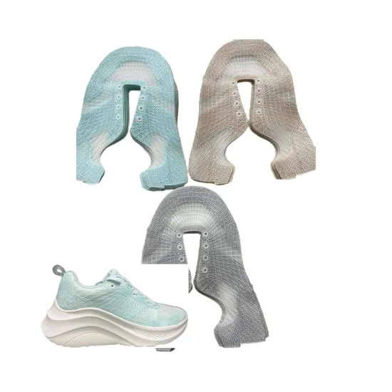 Eco Recycle Sustaiable Biobased Shoe Material Mono Woven Running Shoe Upper