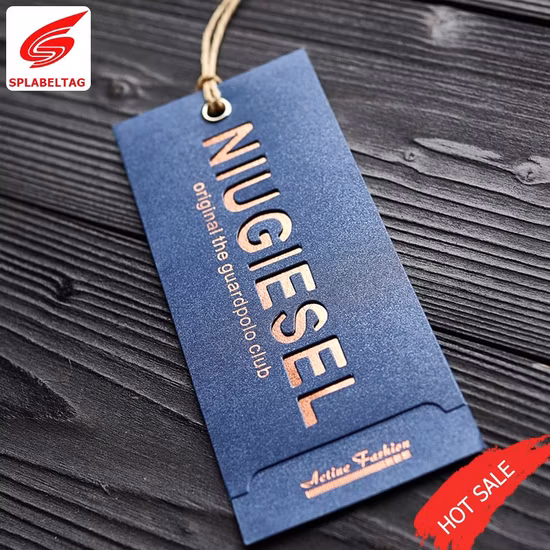 Good Quality Customized Label Hangtag for Garment Bag Hat Shoes
