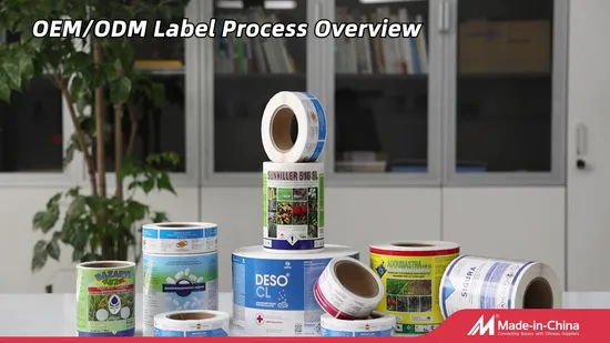 Daily Health Care Vitamin Bottle Packaging Sticker Design Printing Customizable Anti