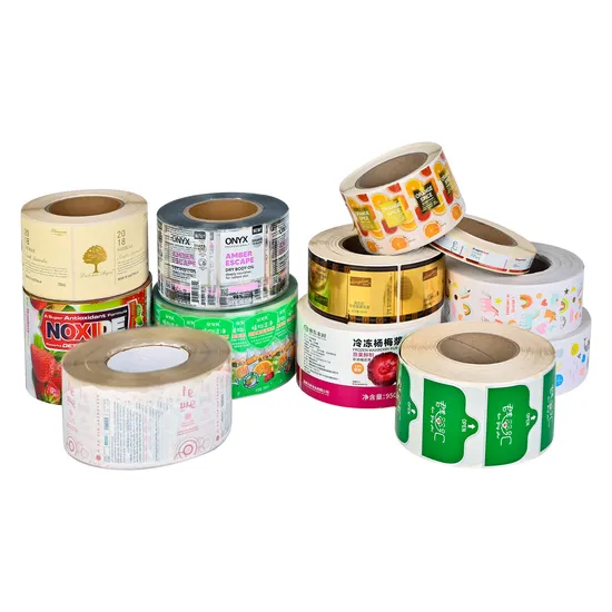 Custom White BOPP Vinyl Barcode Roll Label for Bottle Waterproof Food