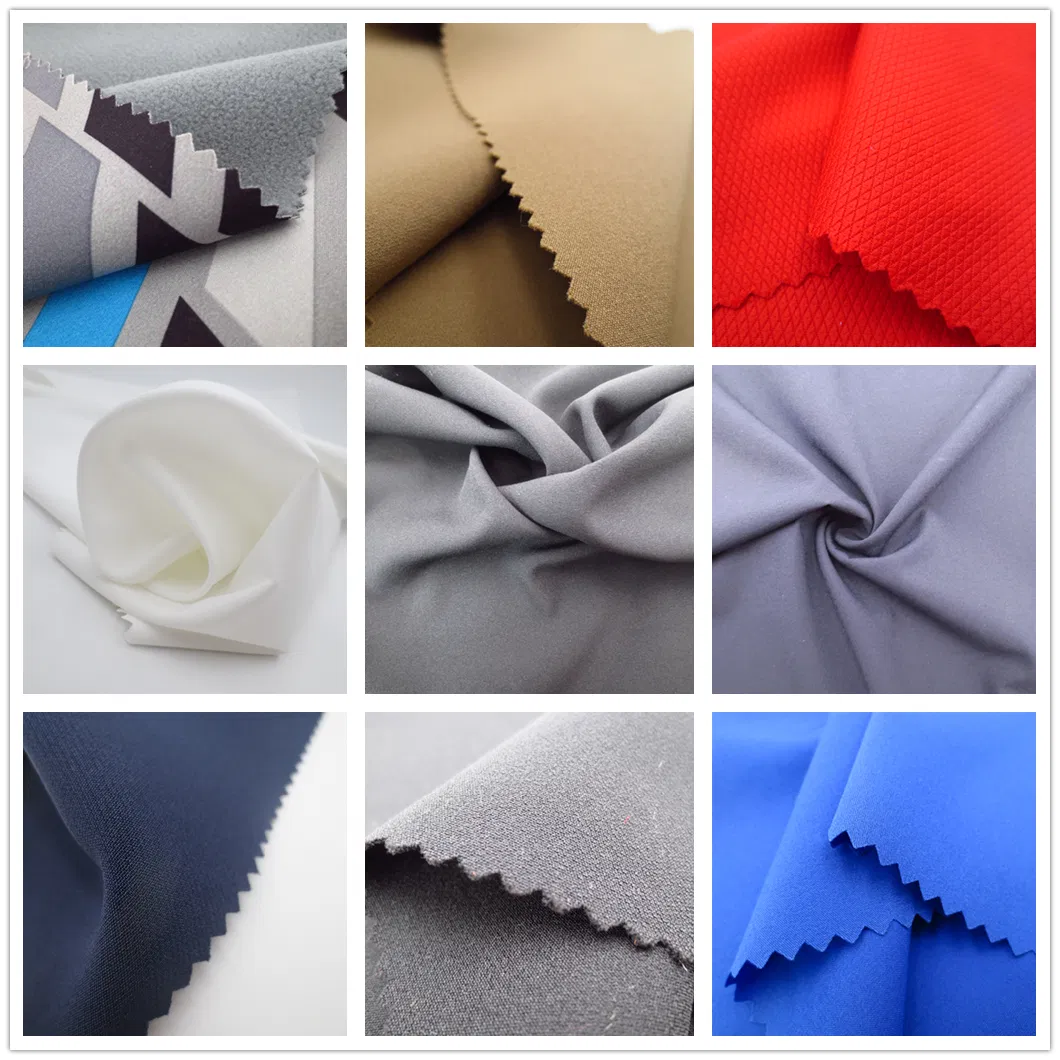 Recycled Woven Outdoor Stretch Polyester/Nylon/Spandex Waterproof Jacquard Garment Fabric for Coat Jacket Uniform