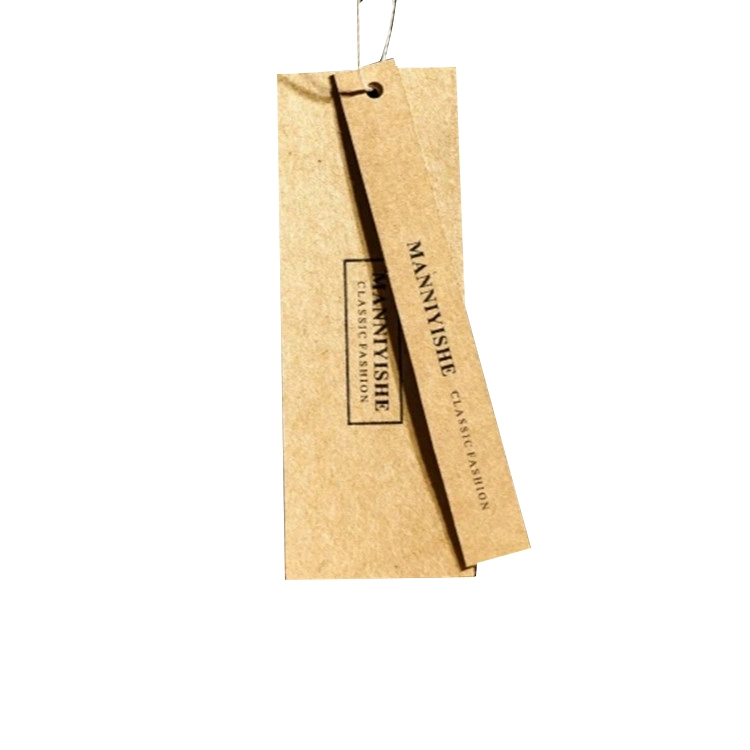 Wholesale Custom Recycled Paper Hangtags for Clothing Own Logo