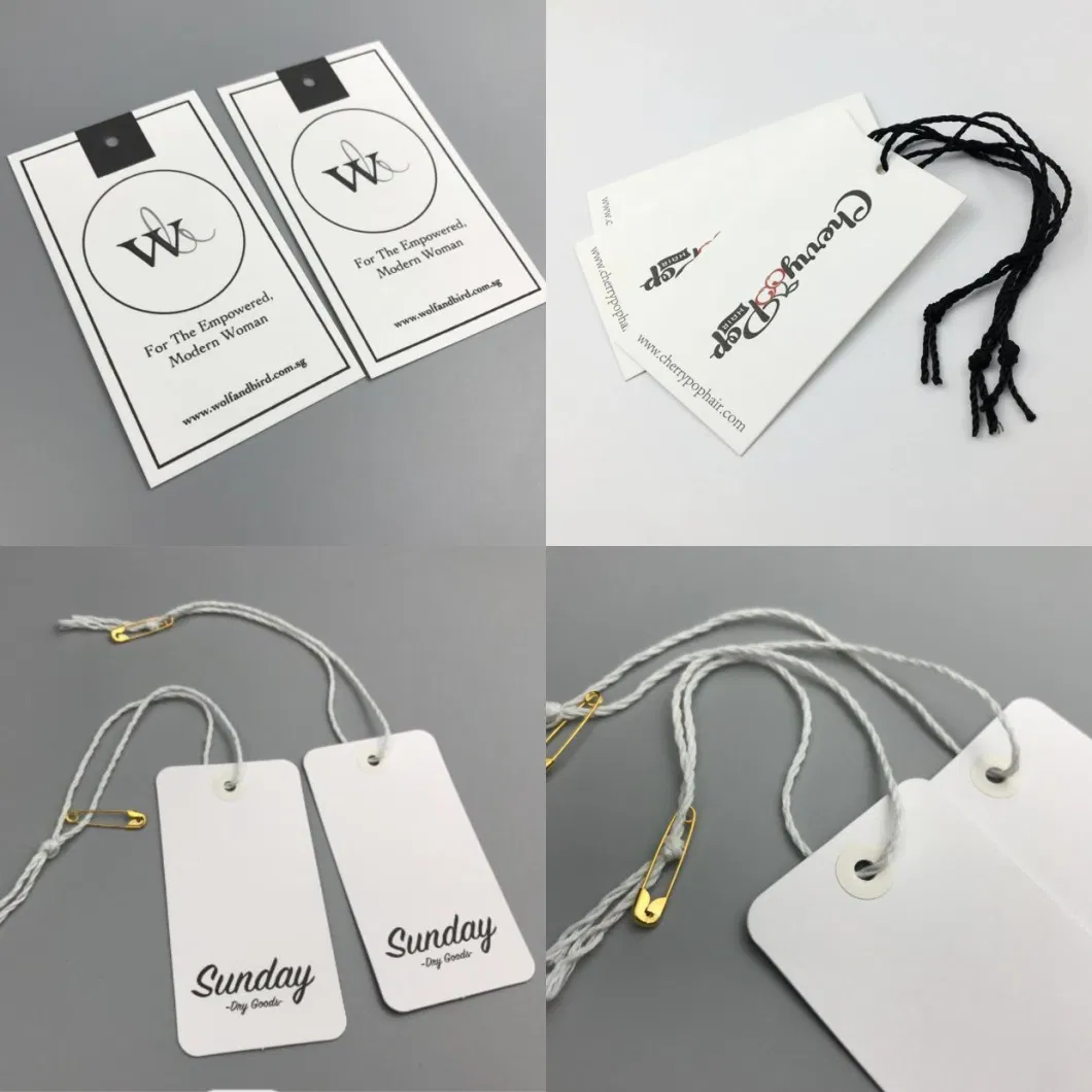 Customized Hangtags European Style Clothing Custom Can Be Printed with Logo
