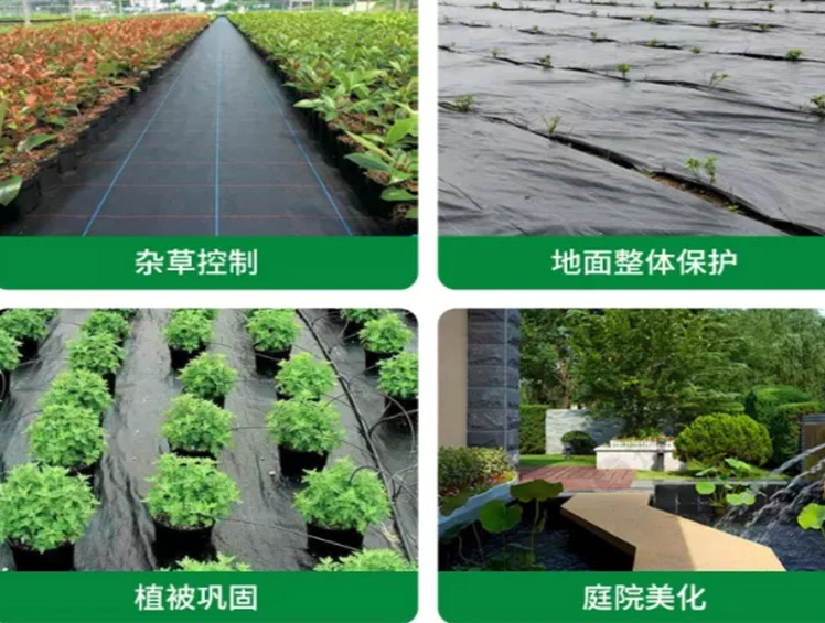 Non Woven Fabric Weed Mat PP Woven Weed Mat Landscape Fabric Agricultural Plastic Products