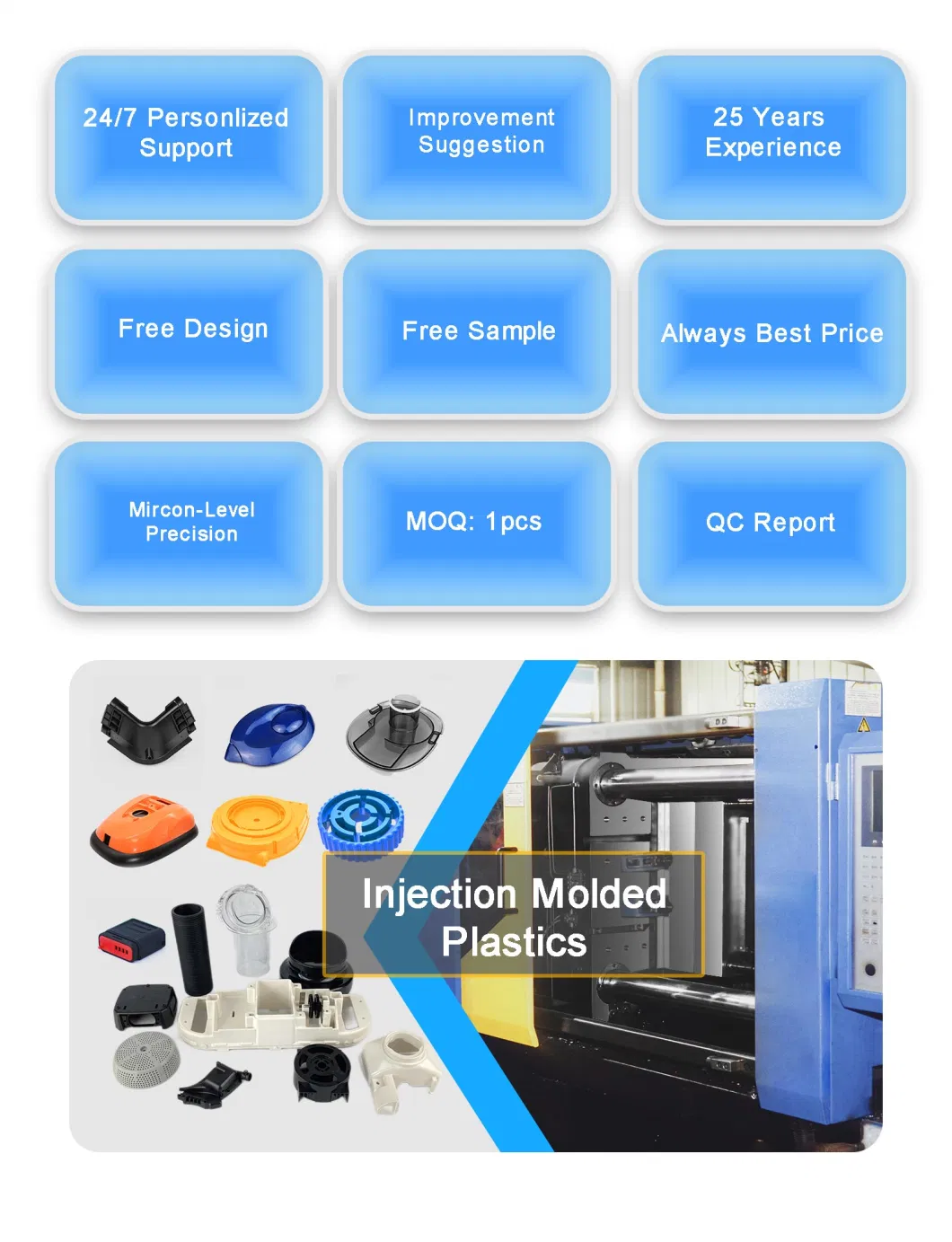 Factory Price Custom Part TPU Injection Mold Product Manufacturing ODM Plastic