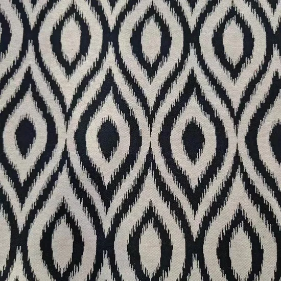Wholesale Coat Soft Knitted Jacquard Polyester Cotton Blend Fabric 