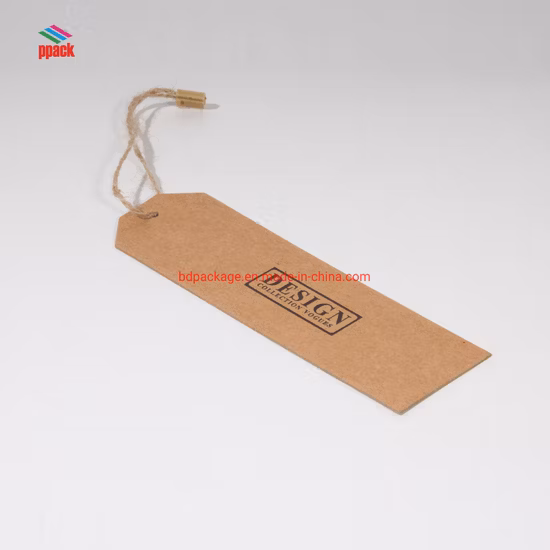 Sample Free! Garment Accessory Paper Hangtag/Hangtag in Garment Tag/Hangtag in Garment Tag/Clothing Hangtag Made in China Manufacture