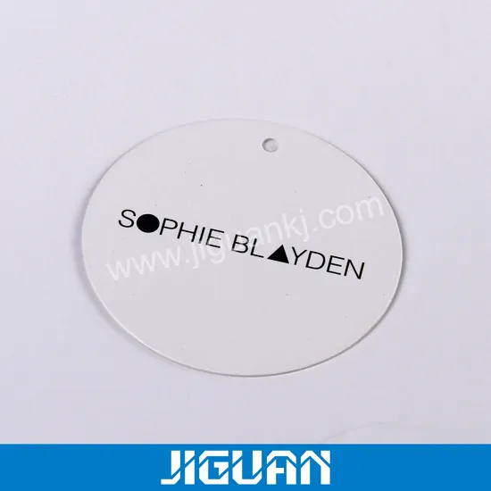 High Quality Custom Recycle Kraft Paper Clothing Hangtags 