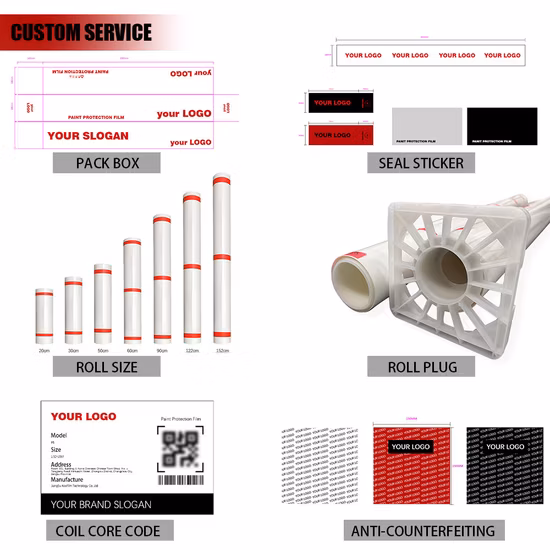 High End Clear TPU Ppf Coating Anti Scratch TPU Paint Protection Film Yellow Resistance TPU Ppf Product Self