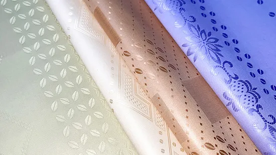 Custom Premium Jacquard Fabric 100% Cotton Afcican Shadda Brocade Woman Bazin Riche 