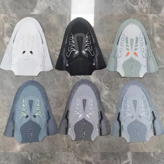 Various Colors Popular Flyknit Material Shoes Uppers 