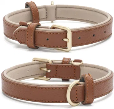 Flexible and Ultra Soft Leather Dog Collar Pet Product