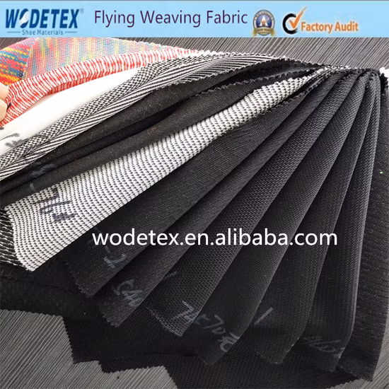 Unisex Flying Weaving Fly Knit Fabric Shoes Upper for Footwear