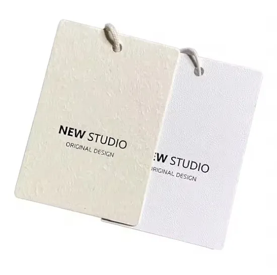 Wholesale Custom Clothing Brand Premium Specialty Paper Hangtags Hangtags 