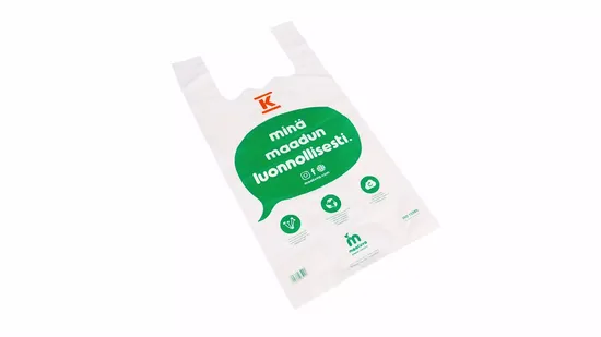 HDPE LDPE Biodegradable Customized Printing Material Vest Supermarket Packaging Cornstarch Shopping T