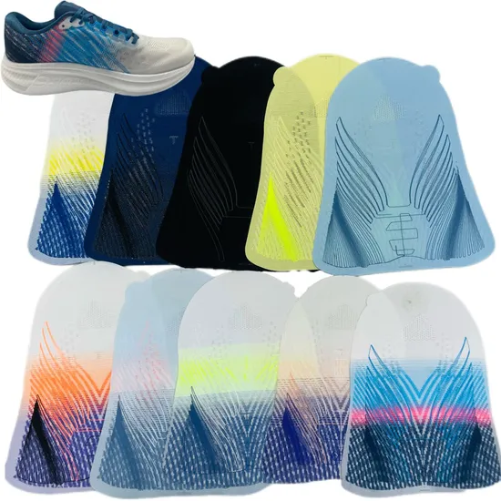 New Design Men Customized Sport Shoe Upper Flyknit Sneaker Vamp Socks Upper 